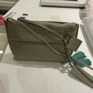 Gray crossbody